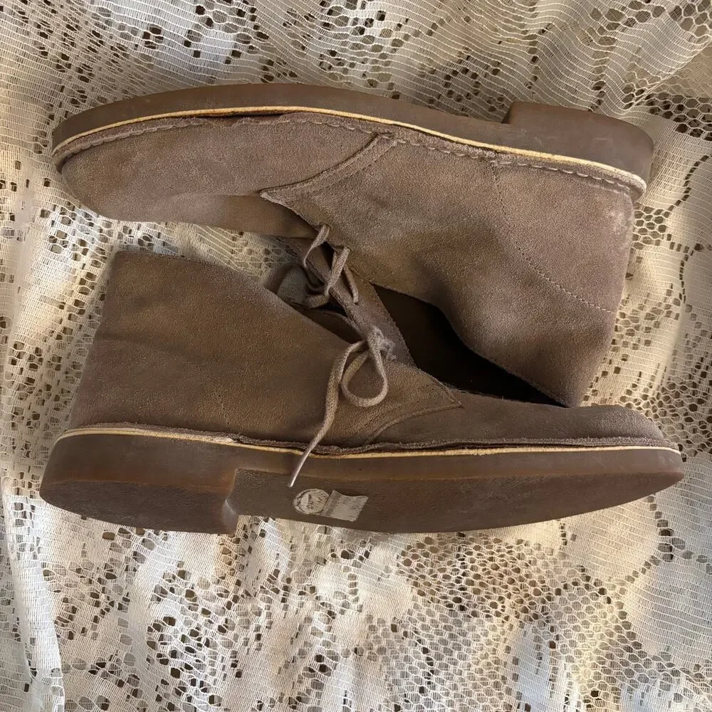Clarks Bushacre 3 Men's US 11 M Sand Suede Chukka Boots